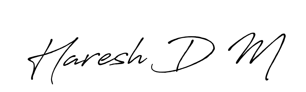 Similarly Antro_Vectra_Bolder is the best handwritten signature design. Signature creator online .You can use it as an online autograph creator for name Haresh D M. Haresh D M signature style 7 images and pictures png
