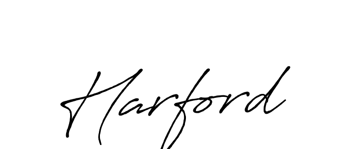 Design your own signature with our free online signature maker. With this signature software, you can create a handwritten (Antro_Vectra_Bolder) signature for name Harford. Harford signature style 7 images and pictures png