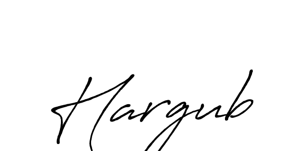 It looks lik you need a new signature style for name Hargub. Design unique handwritten (Antro_Vectra_Bolder) signature with our free signature maker in just a few clicks. Hargub signature style 7 images and pictures png