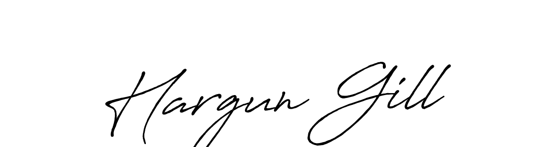 Make a short Hargun Gill signature style. Manage your documents anywhere anytime using Antro_Vectra_Bolder. Create and add eSignatures, submit forms, share and send files easily. Hargun Gill signature style 7 images and pictures png
