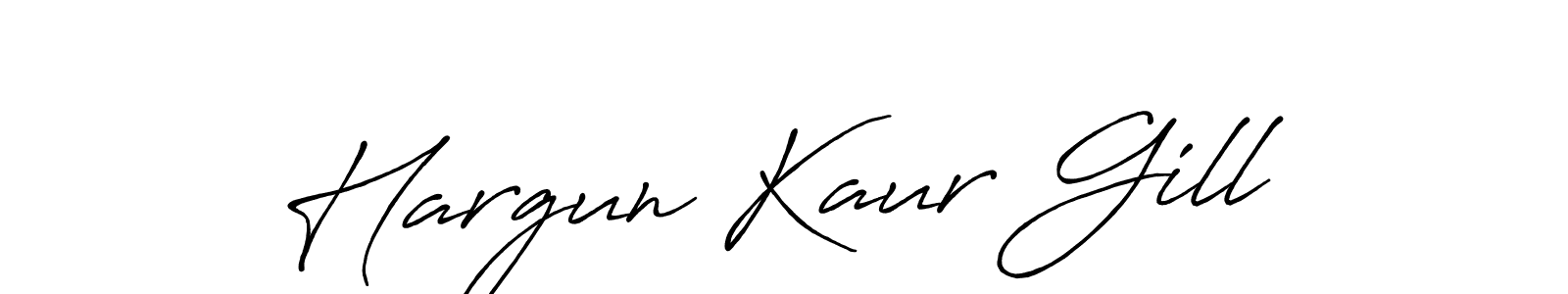 Once you've used our free online signature maker to create your best signature Antro_Vectra_Bolder style, it's time to enjoy all of the benefits that Hargun Kaur Gill name signing documents. Hargun Kaur Gill signature style 7 images and pictures png