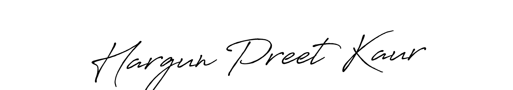It looks lik you need a new signature style for name Hargun Preet Kaur. Design unique handwritten (Antro_Vectra_Bolder) signature with our free signature maker in just a few clicks. Hargun Preet Kaur signature style 7 images and pictures png