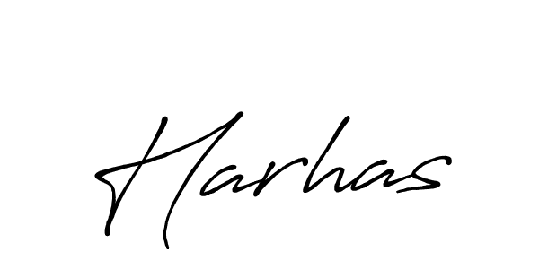 Design your own signature with our free online signature maker. With this signature software, you can create a handwritten (Antro_Vectra_Bolder) signature for name Harhas. Harhas signature style 7 images and pictures png