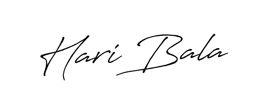 Make a beautiful signature design for name Hari Bala. With this signature (Antro_Vectra_Bolder) style, you can create a handwritten signature for free. Hari Bala signature style 7 images and pictures png