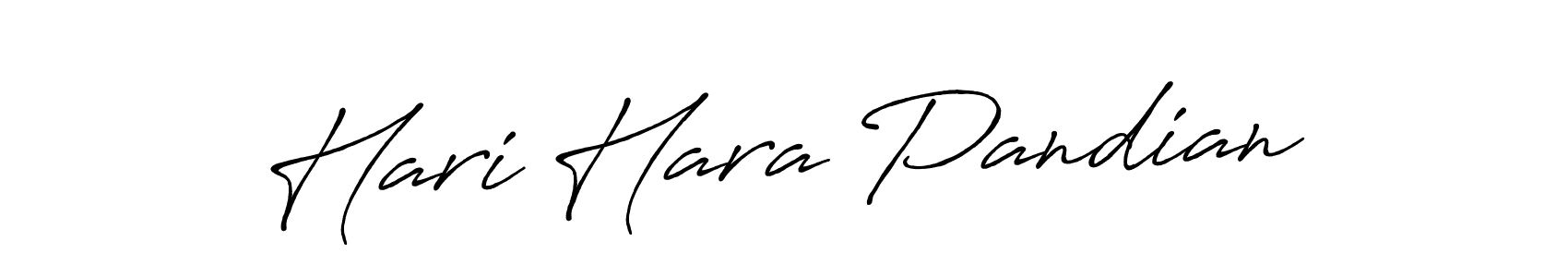 Also You can easily find your signature by using the search form. We will create Hari Hara Pandian name handwritten signature images for you free of cost using Antro_Vectra_Bolder sign style. Hari Hara Pandian signature style 7 images and pictures png