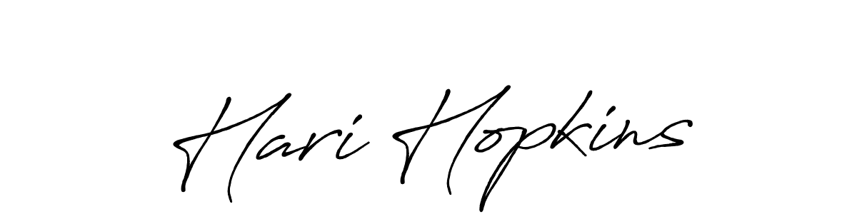 Use a signature maker to create a handwritten signature online. With this signature software, you can design (Antro_Vectra_Bolder) your own signature for name Hari Hopkins. Hari Hopkins signature style 7 images and pictures png