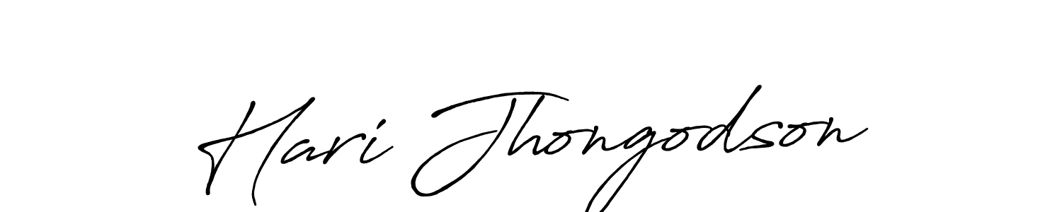 Also You can easily find your signature by using the search form. We will create Hari Jhongodson name handwritten signature images for you free of cost using Antro_Vectra_Bolder sign style. Hari Jhongodson signature style 7 images and pictures png