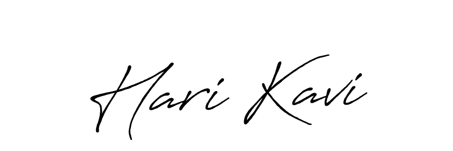 It looks lik you need a new signature style for name Hari Kavi. Design unique handwritten (Antro_Vectra_Bolder) signature with our free signature maker in just a few clicks. Hari Kavi signature style 7 images and pictures png