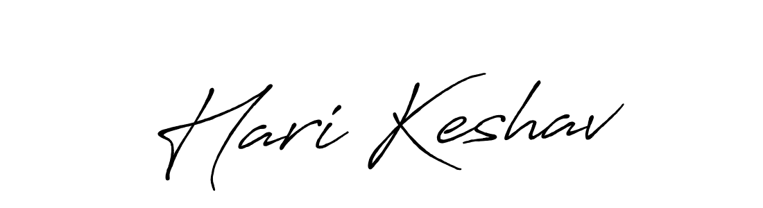 Hari Keshav stylish signature style. Best Handwritten Sign (Antro_Vectra_Bolder) for my name. Handwritten Signature Collection Ideas for my name Hari Keshav. Hari Keshav signature style 7 images and pictures png