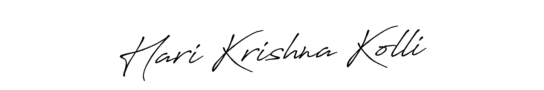 Similarly Antro_Vectra_Bolder is the best handwritten signature design. Signature creator online .You can use it as an online autograph creator for name Hari Krishna Kolli. Hari Krishna Kolli signature style 7 images and pictures png