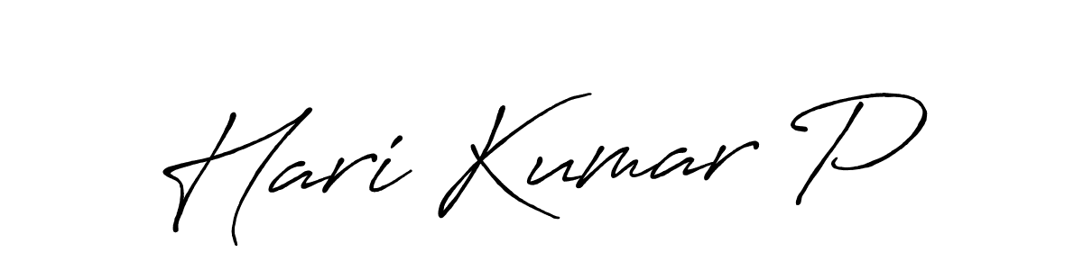 Also You can easily find your signature by using the search form. We will create Hari Kumar P name handwritten signature images for you free of cost using Antro_Vectra_Bolder sign style. Hari Kumar P signature style 7 images and pictures png