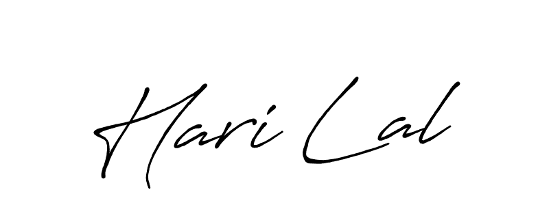 How to make Hari Lal name signature. Use Antro_Vectra_Bolder style for creating short signs online. This is the latest handwritten sign. Hari Lal signature style 7 images and pictures png
