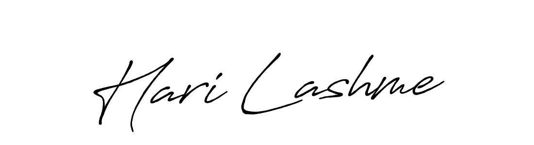 Design your own signature with our free online signature maker. With this signature software, you can create a handwritten (Antro_Vectra_Bolder) signature for name Hari Lashme. Hari Lashme signature style 7 images and pictures png