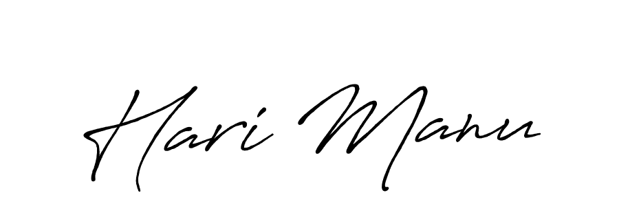 Also You can easily find your signature by using the search form. We will create Hari Manu name handwritten signature images for you free of cost using Antro_Vectra_Bolder sign style. Hari Manu signature style 7 images and pictures png