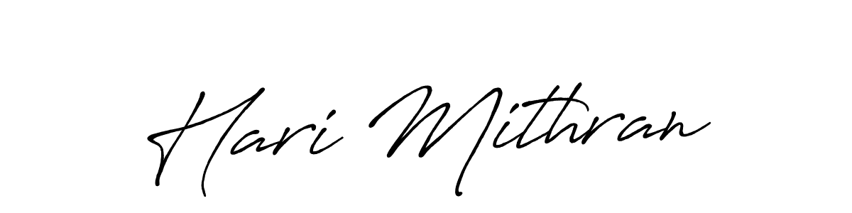 It looks lik you need a new signature style for name Hari Mithran. Design unique handwritten (Antro_Vectra_Bolder) signature with our free signature maker in just a few clicks. Hari Mithran signature style 7 images and pictures png