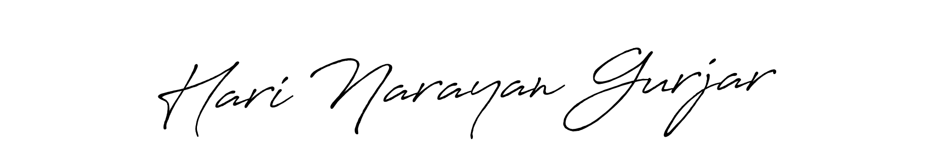 You should practise on your own different ways (Antro_Vectra_Bolder) to write your name (Hari Narayan Gurjar) in signature. don't let someone else do it for you. Hari Narayan Gurjar signature style 7 images and pictures png