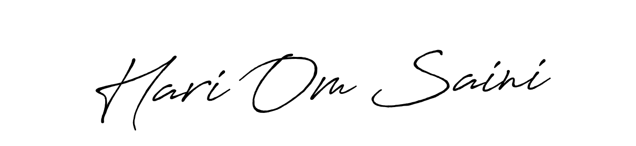 Check out images of Autograph of Hari Om Saini name. Actor Hari Om Saini Signature Style. Antro_Vectra_Bolder is a professional sign style online. Hari Om Saini signature style 7 images and pictures png