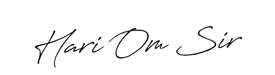 How to Draw Hari Om Sir signature style? Antro_Vectra_Bolder is a latest design signature styles for name Hari Om Sir. Hari Om Sir signature style 7 images and pictures png