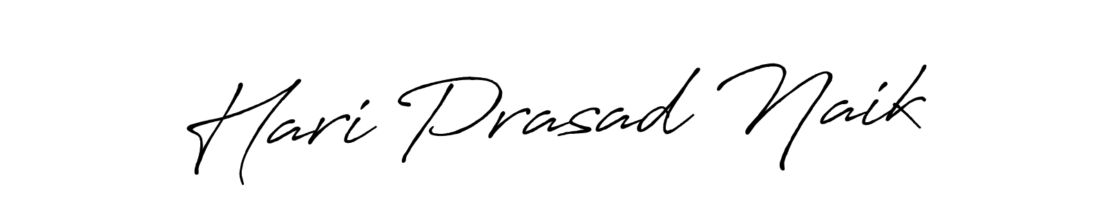 Also we have Hari Prasad Naik name is the best signature style. Create professional handwritten signature collection using Antro_Vectra_Bolder autograph style. Hari Prasad Naik signature style 7 images and pictures png