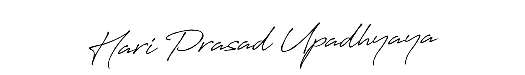 Make a beautiful signature design for name Hari Prasad Upadhyaya. With this signature (Antro_Vectra_Bolder) style, you can create a handwritten signature for free. Hari Prasad Upadhyaya signature style 7 images and pictures png