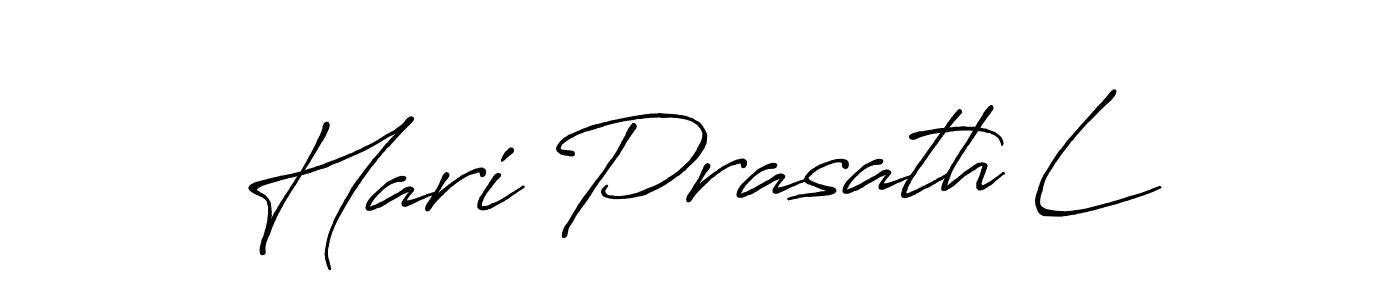 It looks lik you need a new signature style for name Hari Prasath L. Design unique handwritten (Antro_Vectra_Bolder) signature with our free signature maker in just a few clicks. Hari Prasath L signature style 7 images and pictures png