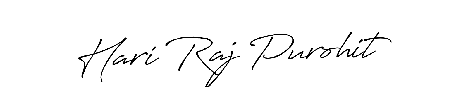 It looks lik you need a new signature style for name Hari Raj Purohit. Design unique handwritten (Antro_Vectra_Bolder) signature with our free signature maker in just a few clicks. Hari Raj Purohit signature style 7 images and pictures png