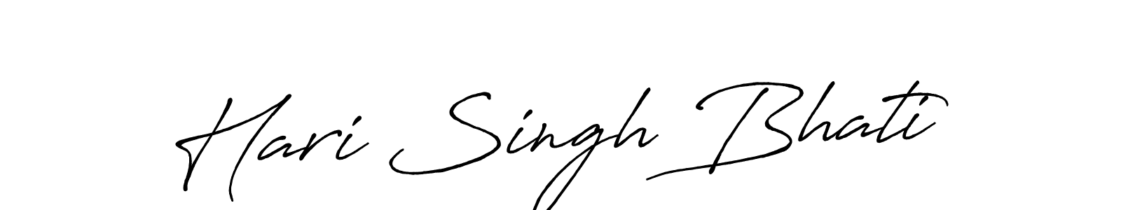 Similarly Antro_Vectra_Bolder is the best handwritten signature design. Signature creator online .You can use it as an online autograph creator for name Hari Singh Bhati. Hari Singh Bhati signature style 7 images and pictures png