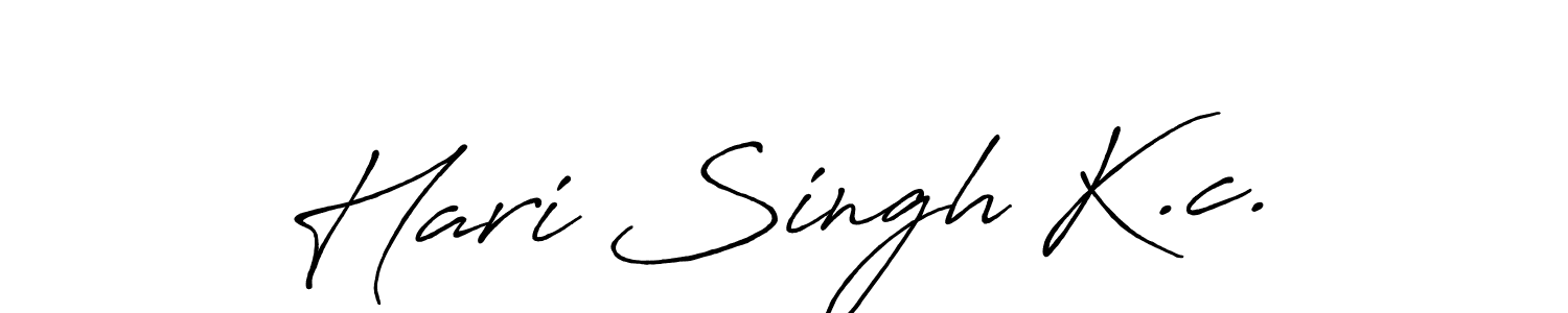 Use a signature maker to create a handwritten signature online. With this signature software, you can design (Antro_Vectra_Bolder) your own signature for name Hari Singh K.c.. Hari Singh K.c. signature style 7 images and pictures png