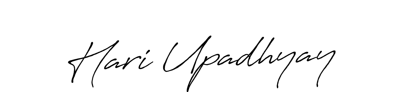 if you are searching for the best signature style for your name Hari Upadhyay. so please give up your signature search. here we have designed multiple signature styles  using Antro_Vectra_Bolder. Hari Upadhyay signature style 7 images and pictures png