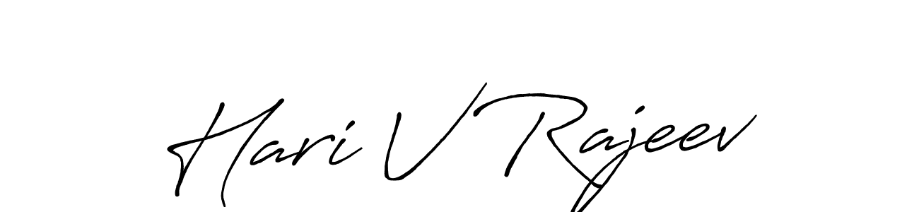 if you are searching for the best signature style for your name Hari V Rajeev. so please give up your signature search. here we have designed multiple signature styles  using Antro_Vectra_Bolder. Hari V Rajeev signature style 7 images and pictures png