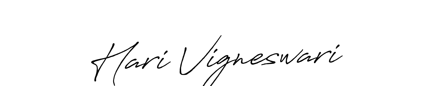 Once you've used our free online signature maker to create your best signature Antro_Vectra_Bolder style, it's time to enjoy all of the benefits that Hari Vigneswari name signing documents. Hari Vigneswari signature style 7 images and pictures png