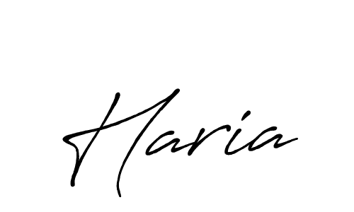 You should practise on your own different ways (Antro_Vectra_Bolder) to write your name (Haria) in signature. don't let someone else do it for you. Haria signature style 7 images and pictures png