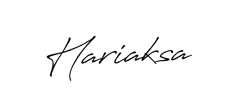 Antro_Vectra_Bolder is a professional signature style that is perfect for those who want to add a touch of class to their signature. It is also a great choice for those who want to make their signature more unique. Get Hariaksa name to fancy signature for free. Hariaksa signature style 7 images and pictures png