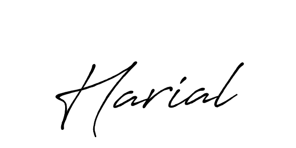 See photos of Harial official signature by Spectra . Check more albums & portfolios. Read reviews & check more about Antro_Vectra_Bolder font. Harial signature style 7 images and pictures png