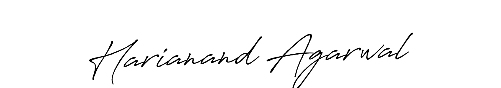 if you are searching for the best signature style for your name Harianand Agarwal. so please give up your signature search. here we have designed multiple signature styles  using Antro_Vectra_Bolder. Harianand Agarwal signature style 7 images and pictures png