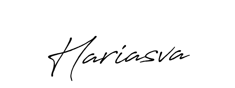 Design your own signature with our free online signature maker. With this signature software, you can create a handwritten (Antro_Vectra_Bolder) signature for name Hariasva. Hariasva signature style 7 images and pictures png