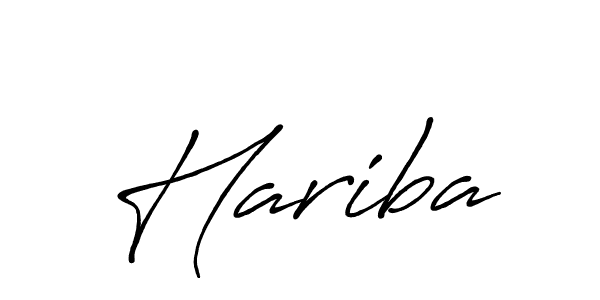 if you are searching for the best signature style for your name Hariba. so please give up your signature search. here we have designed multiple signature styles  using Antro_Vectra_Bolder. Hariba signature style 7 images and pictures png