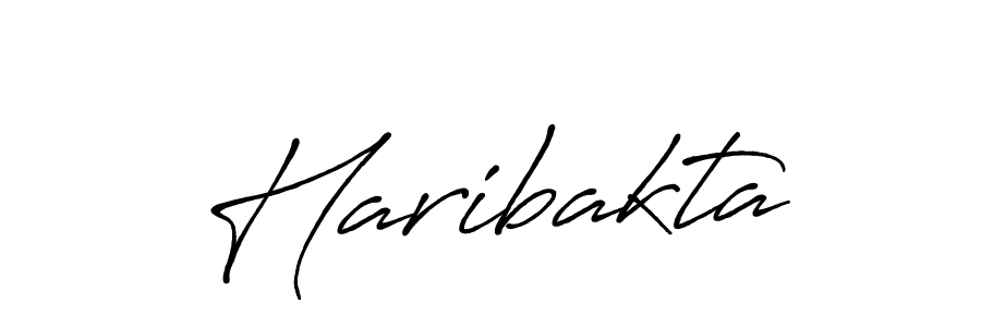 Also we have Haribakta name is the best signature style. Create professional handwritten signature collection using Antro_Vectra_Bolder autograph style. Haribakta signature style 7 images and pictures png