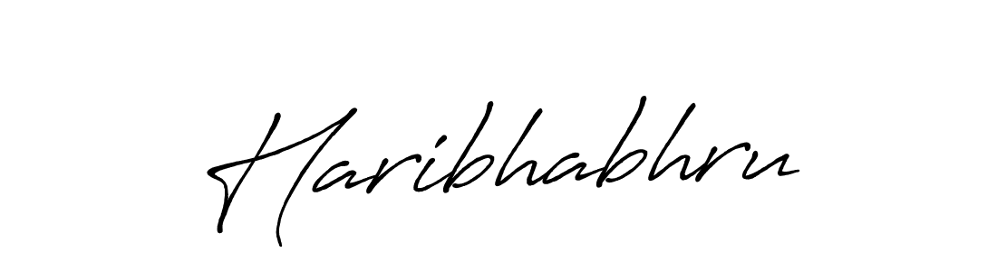 Also we have Haribhabhru name is the best signature style. Create professional handwritten signature collection using Antro_Vectra_Bolder autograph style. Haribhabhru signature style 7 images and pictures png