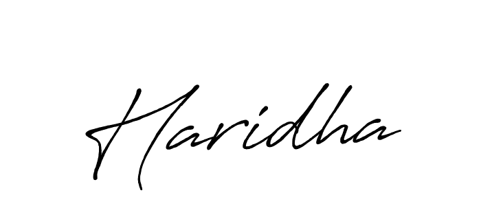 You should practise on your own different ways (Antro_Vectra_Bolder) to write your name (Haridha) in signature. don't let someone else do it for you. Haridha signature style 7 images and pictures png