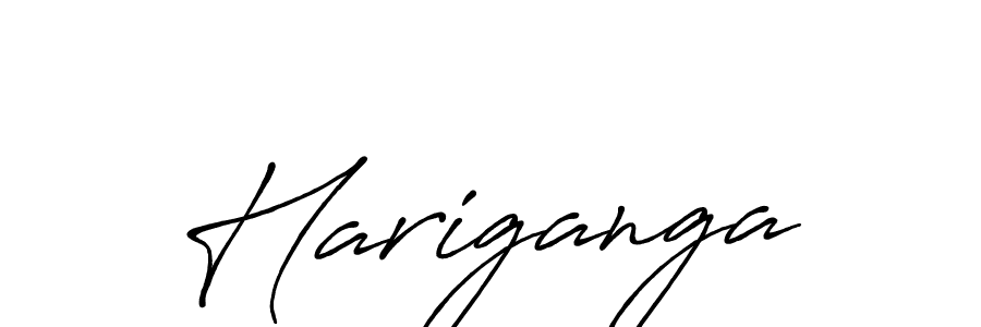 Also we have Hariganga name is the best signature style. Create professional handwritten signature collection using Antro_Vectra_Bolder autograph style. Hariganga signature style 7 images and pictures png