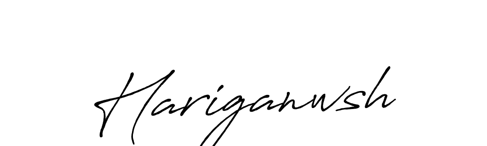 Once you've used our free online signature maker to create your best signature Antro_Vectra_Bolder style, it's time to enjoy all of the benefits that Hariganwsh name signing documents. Hariganwsh signature style 7 images and pictures png