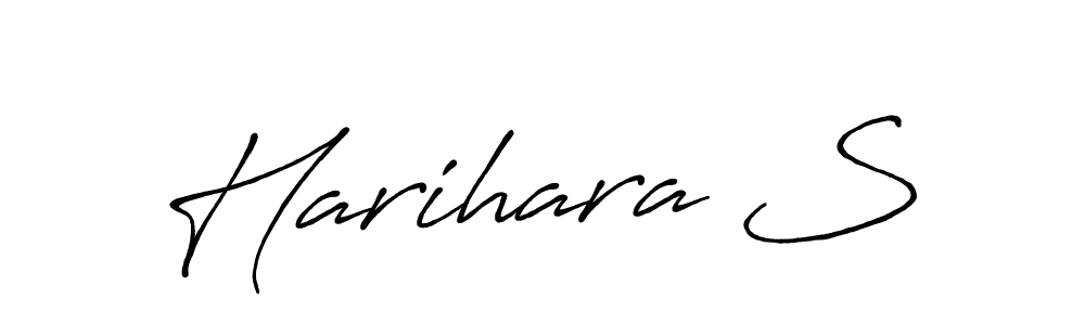 Design your own signature with our free online signature maker. With this signature software, you can create a handwritten (Antro_Vectra_Bolder) signature for name Harihara S. Harihara S signature style 7 images and pictures png