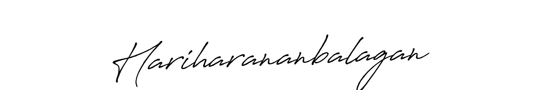 if you are searching for the best signature style for your name Hariharananbalagan. so please give up your signature search. here we have designed multiple signature styles  using Antro_Vectra_Bolder. Hariharananbalagan signature style 7 images and pictures png