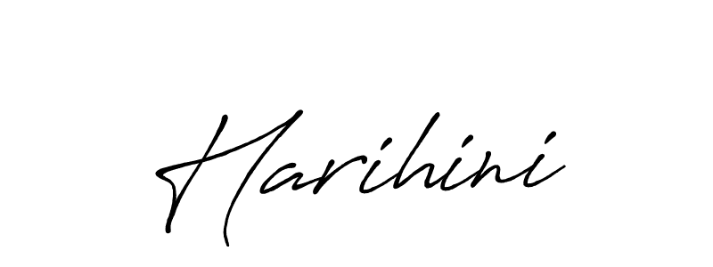 if you are searching for the best signature style for your name Harihini. so please give up your signature search. here we have designed multiple signature styles  using Antro_Vectra_Bolder. Harihini signature style 7 images and pictures png