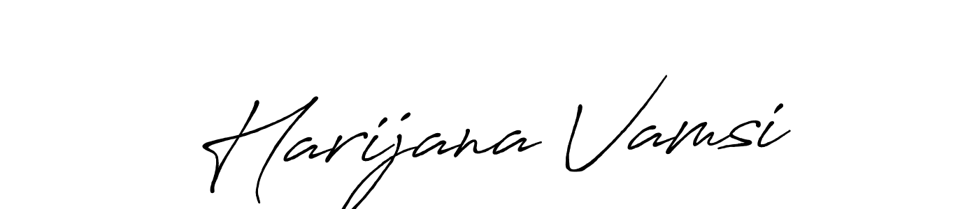 Similarly Antro_Vectra_Bolder is the best handwritten signature design. Signature creator online .You can use it as an online autograph creator for name Harijana Vamsi. Harijana Vamsi signature style 7 images and pictures png