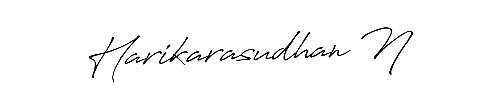 It looks lik you need a new signature style for name Harikarasudhan N. Design unique handwritten (Antro_Vectra_Bolder) signature with our free signature maker in just a few clicks. Harikarasudhan N signature style 7 images and pictures png