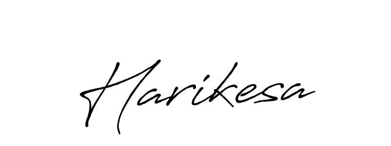 You should practise on your own different ways (Antro_Vectra_Bolder) to write your name (Harikesa) in signature. don't let someone else do it for you. Harikesa signature style 7 images and pictures png