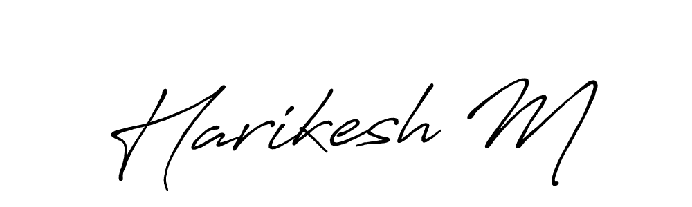 Also we have Harikesh M name is the best signature style. Create professional handwritten signature collection using Antro_Vectra_Bolder autograph style. Harikesh M signature style 7 images and pictures png