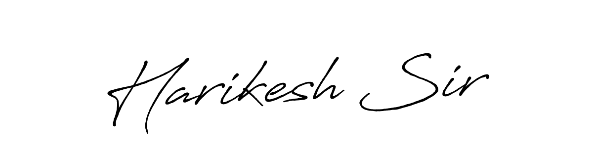 Antro_Vectra_Bolder is a professional signature style that is perfect for those who want to add a touch of class to their signature. It is also a great choice for those who want to make their signature more unique. Get Harikesh Sir name to fancy signature for free. Harikesh Sir signature style 7 images and pictures png